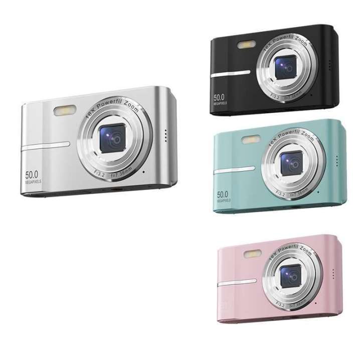 2.4 Inch Retro Digital 4K HD Small Portable CMOS Mini 50MP 16x Zoom ...