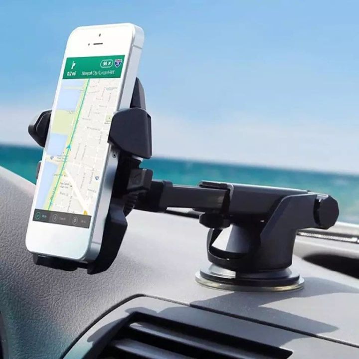Car Phone Holder Universal 360 Degrees Smartphone Car Mount Holder Adjustable Phone Mounting Suction Cup Holder