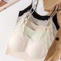 Underwear Universal Bra One-Piece New Vest Summer Sleep Seamless Beautiful Back Ultra-Thin Wireless. 