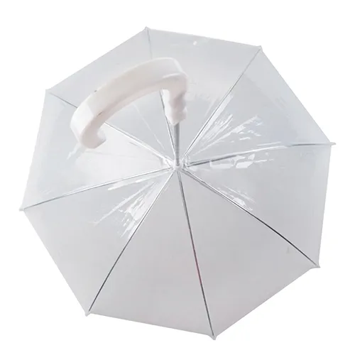 Walking Waterproof Clear Cover Built-in Leash Rain Sleet Snow Pet Umbrella for Dog