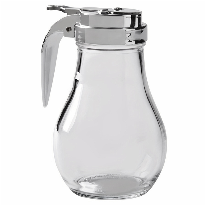 No Drip Glass Syrup Bottle for Maple Syrup, Honey Dispenser, Dishwasher ...
