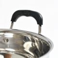 Stainless Steel Cooking Pot / Silver Thachi Pot / Kadai Pan Double Heavy and Best Quality Pot with Lid for Kitchen. 