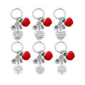 Cute Keychain For Teachers Birthday Key Ring Thank You Key Ring Stainless Steel Keychain Teaching Assistant Present. 