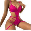18+ Hot Erotic Sexy Lingerie Set Women Push Up Bra Garter Set Lace Backless Straps Transparent Underwear Sets Plus Size Lenceria. 