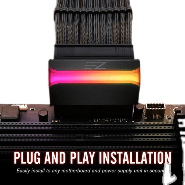 Magic Header Computer 1Set 5V Synchronized 24 Pin Turn Header Computer Motherboard 24P to 90 ...