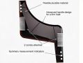 High Quality Beard Shaping Styling Template Tool ABS Comb for Hair Beard Trim Template. 