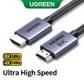 UGREEN HDMI 2.1 Cable 48Gbps Ultra High Speed 8K 60Hz Support Dynamic HDR eARC Dolby Atmos HDCP 3D Nylon Braided Cable for PS5 PS4 Xbox Roku TV HDTV Blu-ray Projector Laptop/PC/TV/Switch//Displayer. 