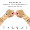 2x Adjustable Wrist Support Sleeve Bandage Strap Splint Hand Gym Sports Splint Bracer Support Protect Wrist Guard Support. 