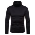 Yfashion Men hermal Cotton High Neck Sweaters Stretch urtleneck Shirt ops. 