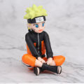 naruto Naruto Q version of Shippuden Vortex Naruto 10 tailed beasts nine-tailed fox handmade office figure landscape ornaments Action Figures. 