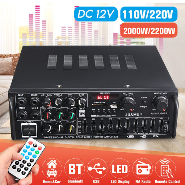 HiFi%20Amplifier%20326BT%2012V/220V%20BT%20FM%20USB%20300W%20with%20Remote%20-%20Image%202
