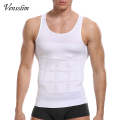 Mens Slimming Body Shaper Waist Trainer Vest Chest Compression Shirt Abs Abdomen Trimmer Undershirt Tummy Control Shapewear Tops. 