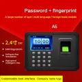 Tamini A6 Fingerprint Attendance Machine Password Punch Machine Attendance To And From Work Finger Sign In Foreign Trade Languages. 