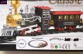 CLASSIC SMOKE TRAIN SET WITH REALISTIC SOUNDS AND LIGHTS TOY FOR KIDS. 
