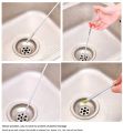 【WEJA】60cm Spring Pipe Dredging Tools, Drain Snake,Sewer Dredge Pipeline Hook Clog Remover Cleaning Tools Household for Kitchen Sink. 