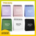 Trendiq Cute Desk Calendar 2025 Desk Calendar Annual Planner Coil Calendar Book Yearly Schedule Organizer for Home Office School Supplies Buyers' Top Choice Desk Calendar 2025. 