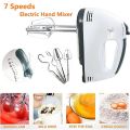 7 Speed Electric Cake Mixer Handheld Egg Beater Food Blenders Automatic Cream Dough Stirrer For Household Kitchen Baking Tools. 