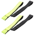 4Pcs Adjustable and Breathable Replacement Armband Soft Strap Band for Heart Rate Monitor - (Black+ Green). 