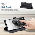 For Samsung Galaxy Note 10 Plus Phone Case Magnetic Leather Wallet Card Slot Retro Flip Cover Casing. 