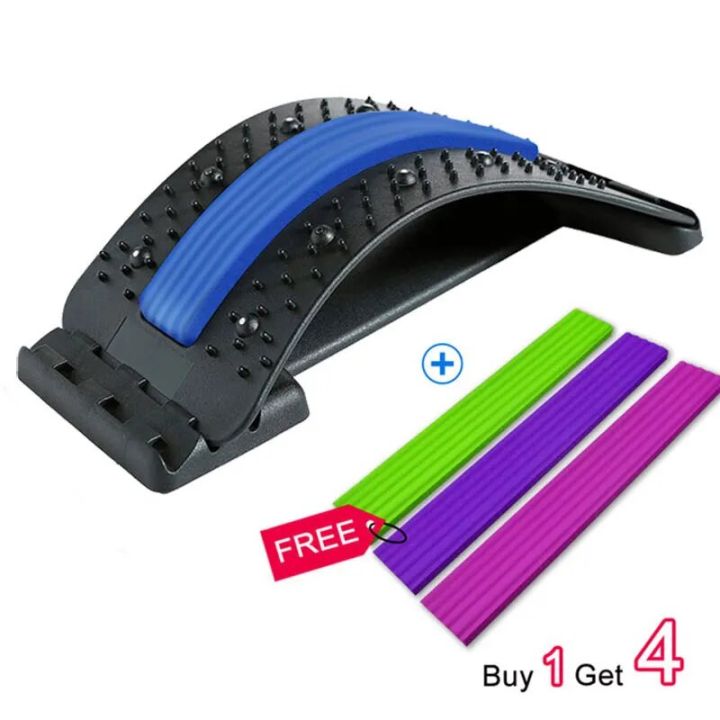 Back Stretcher Adjustable Massager Multi-Level Waist Neck Fitness Lumbar Cervical Spine Cervical Spine Support Massager Tools
