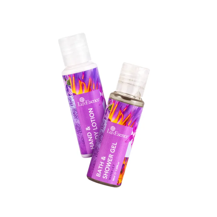 LuvEsence Water Lily - Mini Shower Essentials