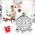 60 Minutes Kitchen Mechanical Timer Cooking Reminders Alarm Clock for Kitchen Office Countdown Timer. 