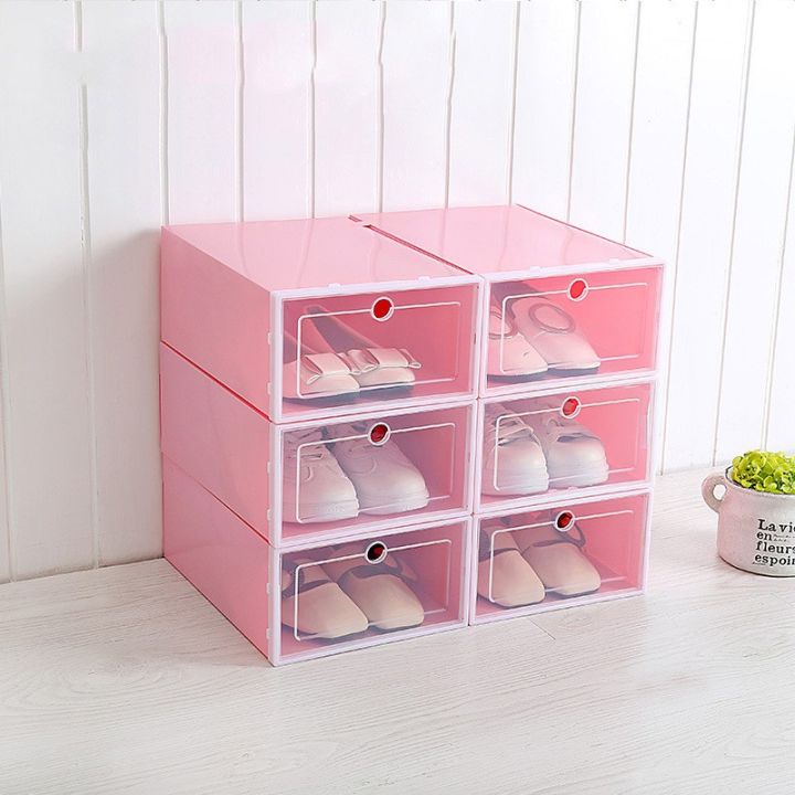 ZDEPT.Thickened%20transparent%20shoe%20box%20Set%20of%206%20Plastic%20shoe%20storage%20box%20Flip%20drawer%20style%20Shoe%20box%20-%20Image%202