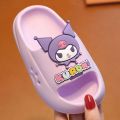 【WEJA】GVC4261 Summer Outdoor Indoor Kuromi Beach Slippers KIds Flat Sandals Flat Shoes Cinnamoroll Cartoon Bathroom Sliders Shoes Women Slippers Flip Flops Children's Slipper. 