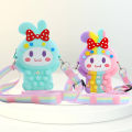 Cross-Border New Arrival Mouse Killer Pioneer Bag Cute Cute Big Ear Dog Coin Purse Cartoon Children's Bag Cute Girl Shoulder Bag. 