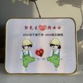 Couple Creative Decoration Cartoon Cyber Celebrity Custom Table Decoration New Desktop Photo Frame Confession Decorative Painting Anniversary Gift. 