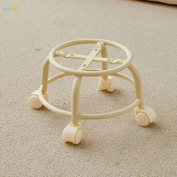 360%C2%B0%20Rotating%20Roller%20Stool%20Round%20Multiuse%20Swivel%20Chair%20Small%20Pedicure%20Stool%20Lightweight%20Pulley%20-%20Image%202