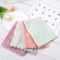 2Pcs Super Absorbent Microfiber kitchen dish Cloth High-efficiency tableware Household Cleaning Towel. 