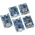 New Version 5V 1A 18650 TP4056 Lithium Battery Charger Module Charging Board With Protection Dual Functions 1A Li-ion. 