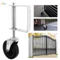 Gate Caster with Fence Gate Wheel Gate Support Wheel for Patio Lawn Chain Link Fence. 