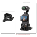 For Pocket3 Adapter Aluminum Alloy Expansion Frame Gimbal Camera Fixed Frame for Pocket3 Camera Parts. 