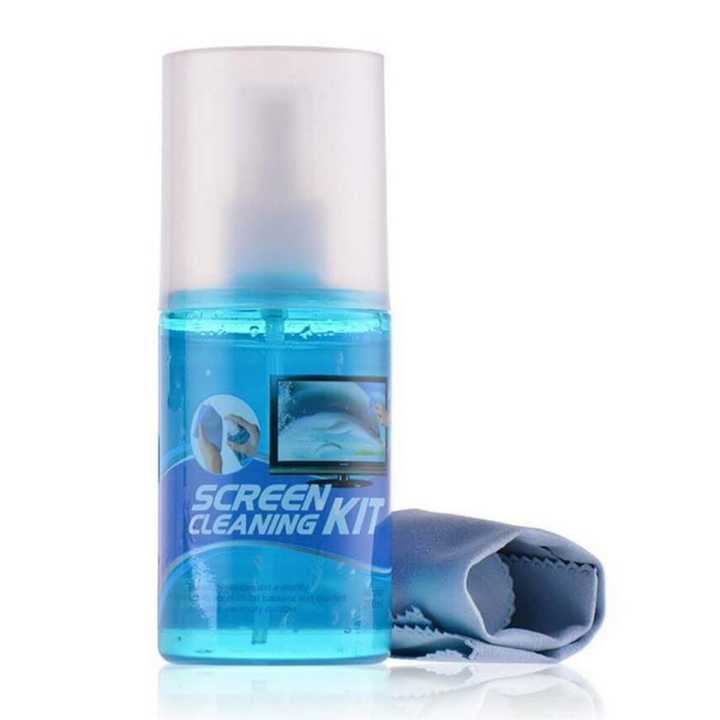 Screen Cleaner Spray Large Screen Cleaner Bottle 200 ML TV Screen Laptop Computer Cleaning Kit Cleaner