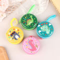 Lovely Dinosaur Round Coin Purses Cute Print Wallet Zipper Change Purse For Boys Girls Earphones Storage Pouch. 