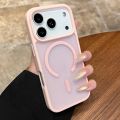 Luxury Slim Matte Phone Cover for iPhone 17 Pro Max 17 Air Magsafe Wireless Charger Cover for iPhone 16 12 13 14 15 Pro Max Plus. 