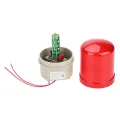 Industrial Flashing Sound Alarm Light,BEM-1101J 220V Red LED Warning Lights Acousto-Optic Alarm System Rotating Light Emergency LED Strobe. 