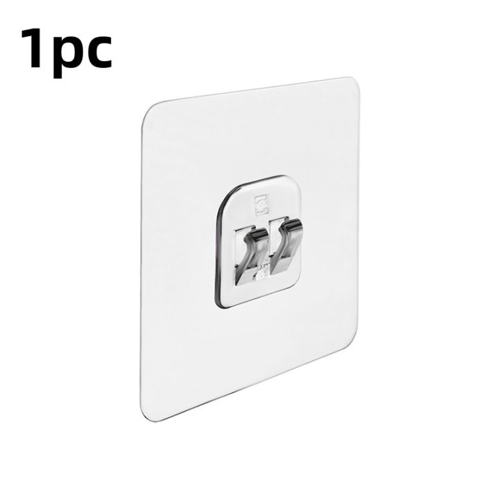 1/5/10/20pcs%20Transparent%20Self%20Adhesive%20Hooks%20Hanging%20Holder%20Shelf%20Hook%20for%20Kitchen%20Bathroom%20Wall%20Storage%20Rack%20Fixing%20Stickers%20Gadgets%20-%20Image%209