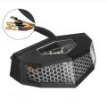 JDXHLAU Universal Motorcycle LED Turn Signals Modified Tail Light Cafe Racer Edge Brake Lamp. 