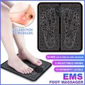 NEW Mesin Urut Tapak Kaki Rechargeable Portable EMS Electric Foot Massage Pad Feet Mesin Sakit Otot Kaki Kebas. 