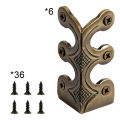 6 PCS Vintage Skiffers Skirting Board Corner Protectors Corners Edge Cover for Both Residential And Commercial Spaces. 