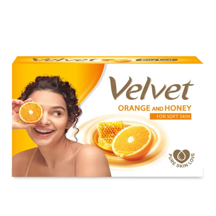 Velvet Orange & Honey soap 95g