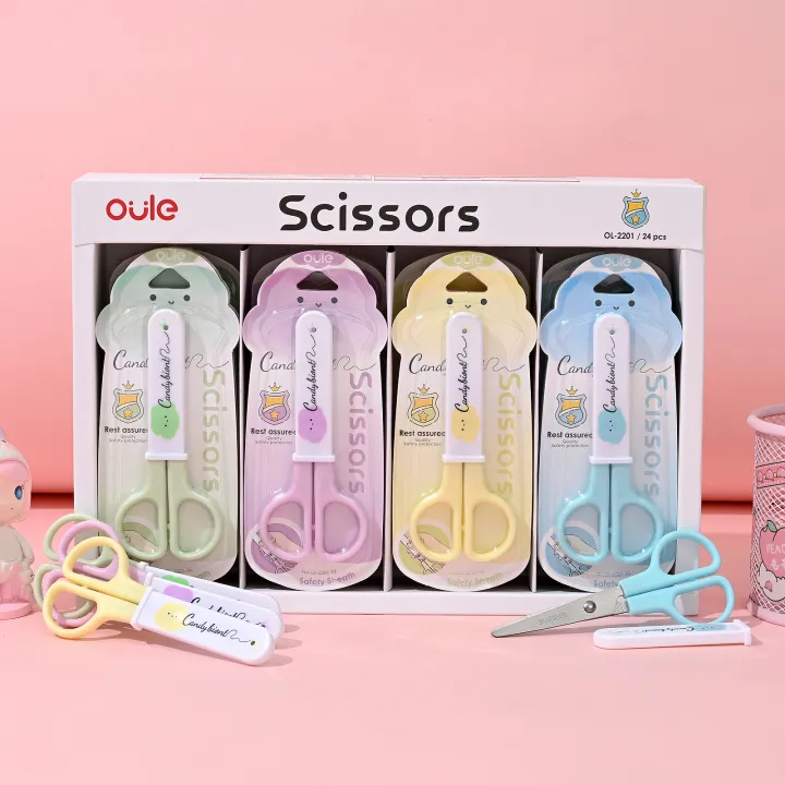Cute%20Scissors%20Simple%20Kids%20Children%20Safety%20Students%20Scissors%20Kindergarten%20Stationery%20DIY%20Cut%20Paper%20Handmade%20Scrapbooking%20-%20Image%202