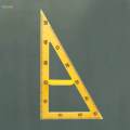 Large Math Geometry Ruler Angle Measurement Big Geometry Measurement Tool Math 60 degree triangle. 