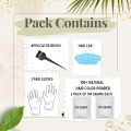 Kokila 100% Natural Safe hair Color | Henna Indigo & 11 Precious Herbs | Soft Black - 1 Pack (2 Pouches 100gm Each)(FROM INDIA)NUZ. 