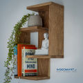 Wooden Shelf / Solid Wood Hanging Shelf/ Modern Wall Hanging Rack Nadun Wood. 