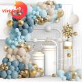 Balloon Garland Arch Set 1 Set Balloon Garland Arch Kit Vintage Blue White Golden Leakproof Thicker Baby Shower Birthday Party Wedding Decoration Latex Balloon Party Supplies Latex Balloon Garland. 