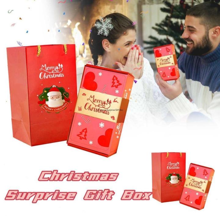 Folding Gift Box For Christmas Bouncing Surprise Gift Box Christmas Surprise Gift Box Money Explosion Surprise Gift Box Folding Surprise Gift Box